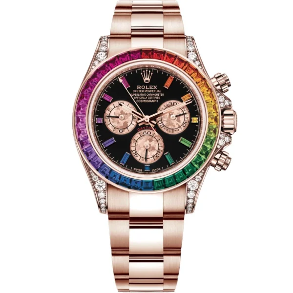 Rolex Daytona "Rainbow" Rose Gold 116595RBOW
