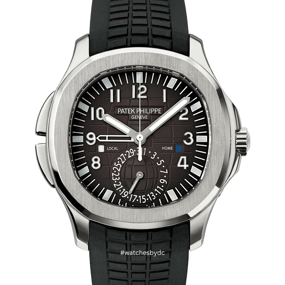 patek-philippe-aquanaut-travel-time-5164a-001 Patek Philippe Aquanaut Travel Time Stainless Steel 5164A-001 (WTB) - Image 1