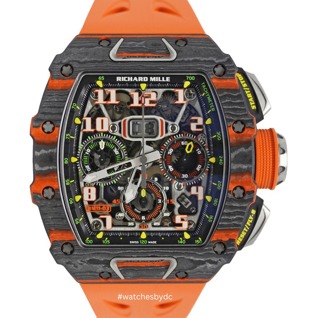 richard-mille-rm-11-03-mclaren-carbon-orange-quartz-tpt Richard Mille RM 11-03 "McLaren" Carbon Orange Quartz TPT (WTB) - Image 1